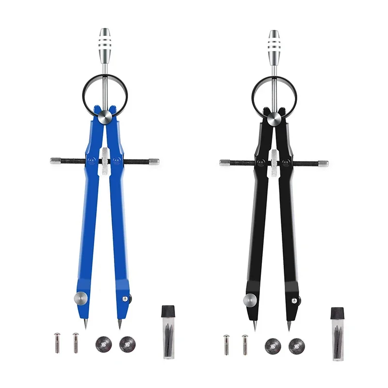 Math Geometry Set With Compass - 1PC Professional Compass Geometry Set with