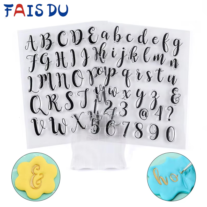 Writing Tools - Stamps for Cookies Letters Cake Sweet