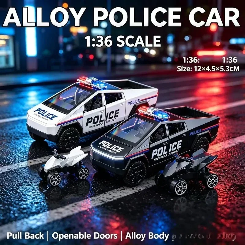 New 1:36 Police Pickup Alloy C - огляд і ціна Desk Accessories