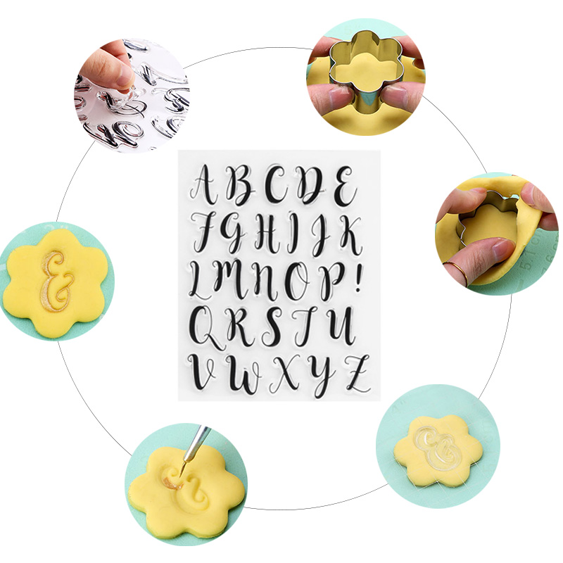 Stamps for Cookies Letters Cak - огляд і ціна Writing Tools