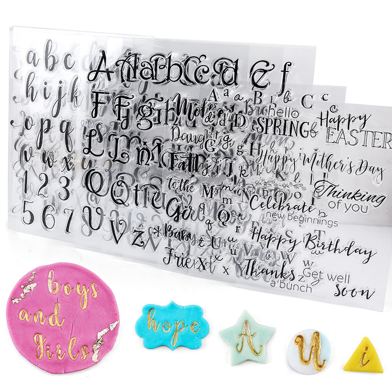 Stamps for Cookies Letters Cak - огляд і ціна Writing Tools