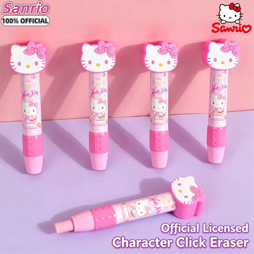 Genuine Hello Kitty Melody 3D  - огляд і ціна Retractable Eraser Pen Click